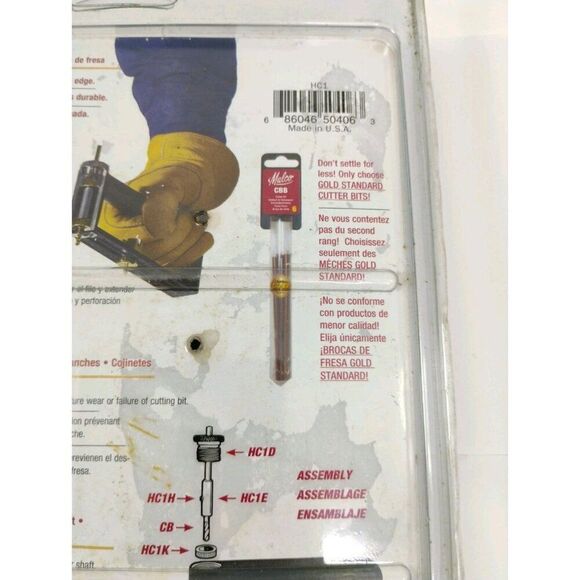 Malco HC1 2 in. to 12 in. Sheet Metal Hole Cutter Adjustable Unused - Picture 7 of 16